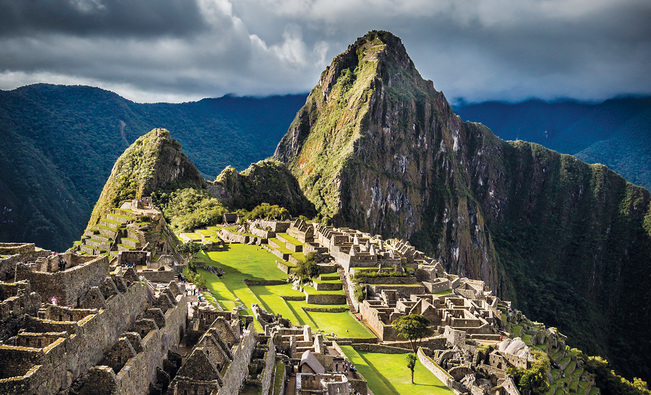 Oustanding Aerial View Of Machu Picchu